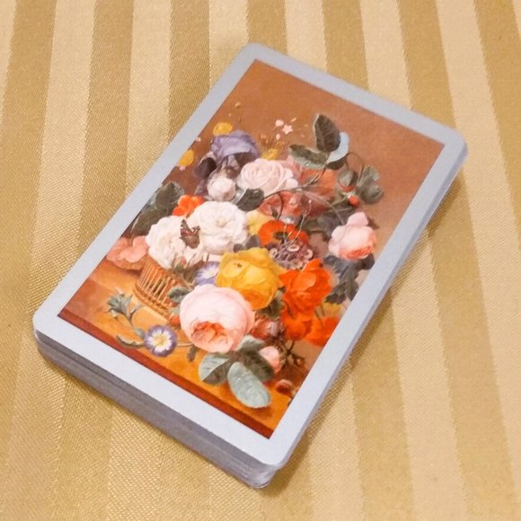 Vintage Congress Double Deck Floral/Roses Playing Cards - Picture 8 of 16